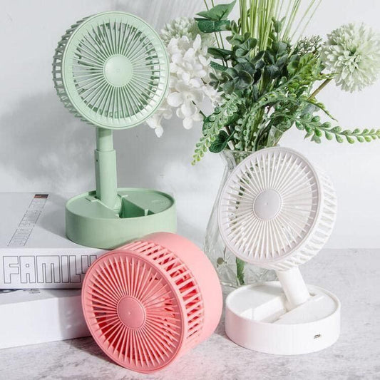 Powerful Rechargeable Fan (Buy 1 Get 1)